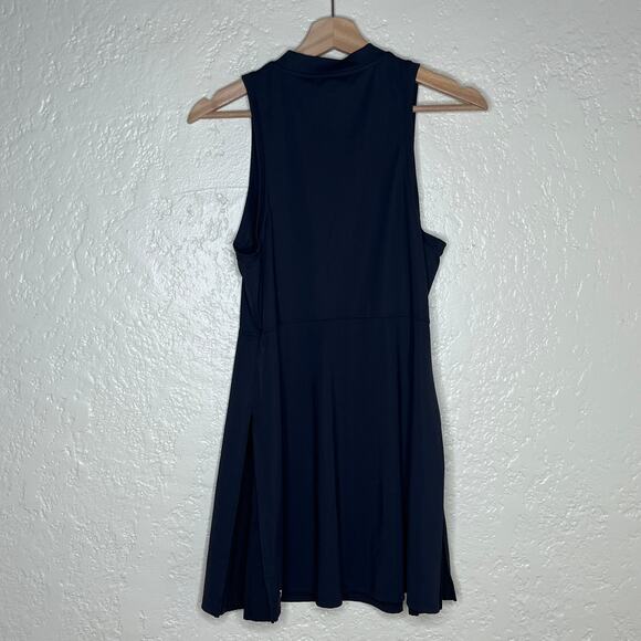 Old Navy PowerSoft Half Zip Athletic Dress Black Womens Medium - Picture 2 of 9